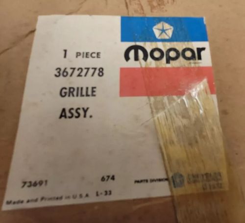 1973 Plymouth Fury Right Side Parking Light Lamp and Grille Assembly 3672778 NOS, US $162.00, image 4