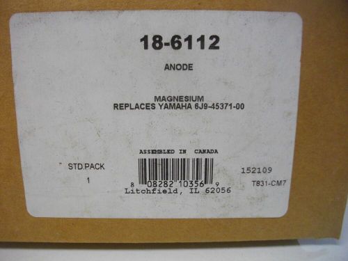 Sierra 18-6112 Magnesium fresh water anode replaces Yamaha 6J9-45371-00, US $24.99, image 5