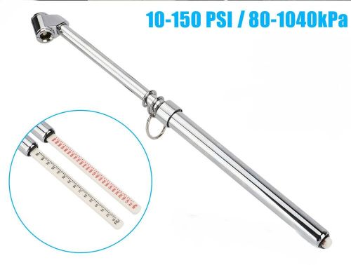 150PSI Heavy Duty Tire Air Pressure Gauge Straight-on Dual Head for Car Truck RV, US $11.95, image 2