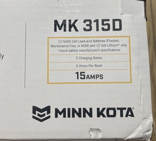 Minn Kota 1823155 3-Bank Digital On-Board Battery Charger NEW FREE SHIPPING, US $187.00, image 2