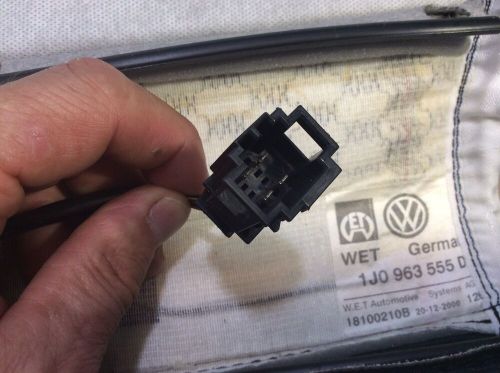 Genuine Volkswagen Passat Front Bottom Lower Seat Cover Black Leather OEM, US $130.00, image 5