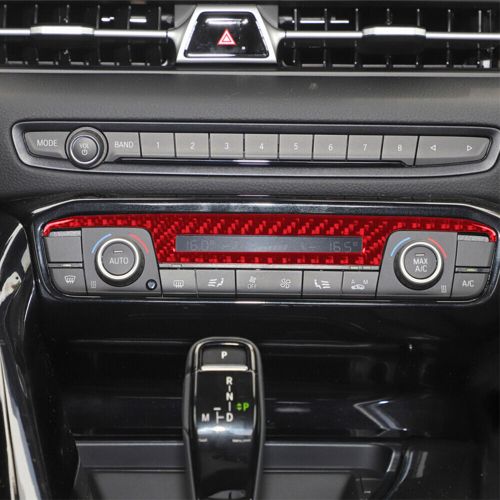 Red Carbon Fiber Upper Climate Control Panel For Toyota Supra A90 2019-2022-, US $, image 9