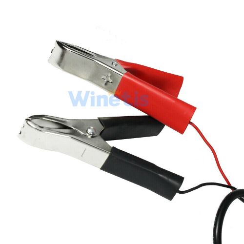 WINETIS 1x 12V Car Battery Alligator Clamp Clip to Cigarette Lighter Charger, US $9.48, image 4
