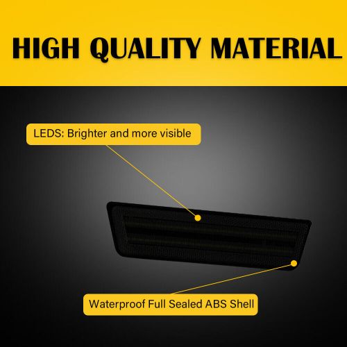 4 LED Side Marker Light Red Amber For 2008-2014 Dodge Challenger Car Accessories, US $39.99, image 5