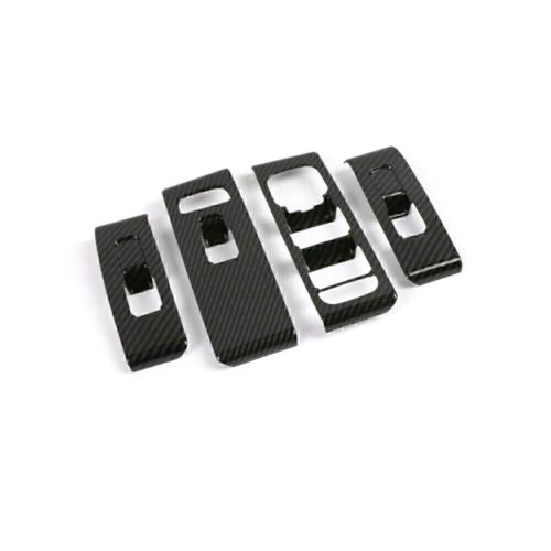 4pcs Carbon Fiber Window Switch Lock Cover Trim For Volvo XC40 2018 2019 2020, US $24.99, image 2