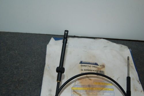 NEW GENUINE JOHNSON EVINRUDE 398243 TILLER HANDLE THROTTLE CABLE 1990 - 1999 YRS, US $130.00, image 2