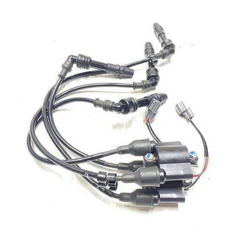 2007 Ultra 250X 250 LX Kawasaki JetSki Ignition Coil Boots Wires 21121-0744, US $99.95, image 2