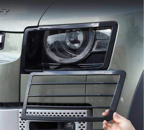 For Land Rover Defender 2020-2023 Black Steel Front Headlight Lamp Protect Guard, US $96.64, image 7