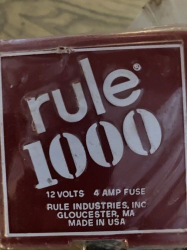 Rule Marine 20A 1000 GPH Submersible Boat Bilge Pump 12V Square Non-Automatic, US $85.00, image 2