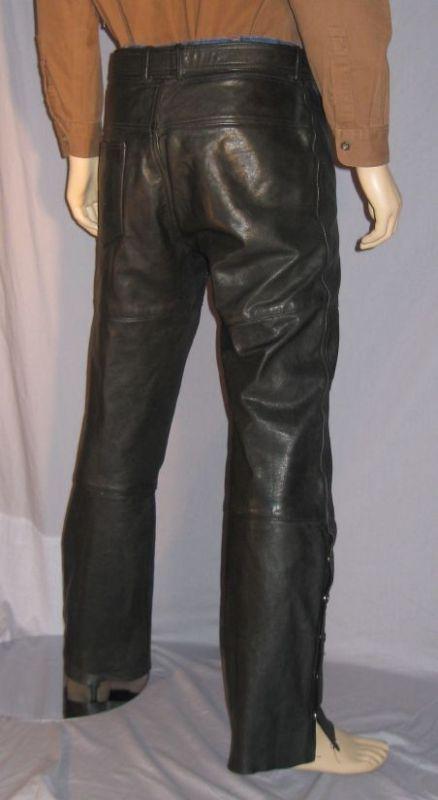 Hein Gericke Harley-Davidson Black Leather Overpants 36, US $39.95, image 2