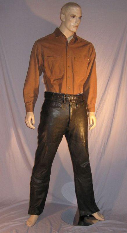 Hein Gericke Harley-Davidson Black Leather Overpants 36, US $39.95, image 3
