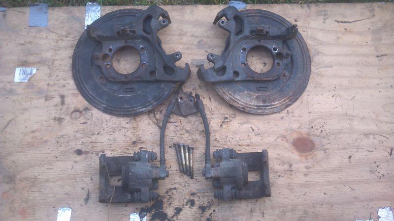 Jeep wrangler yj tj xj zj dana 35 rear axle drum to disc brake conversion kit 