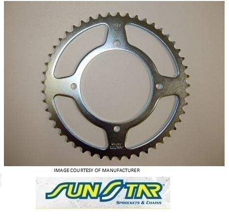Sunstar 50t rear steel sprocket kawasaki kx 80 85 1986-2012 kx 100 1995-2009