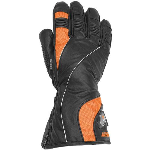 Choko men's adventurer snowmobile glove orange large