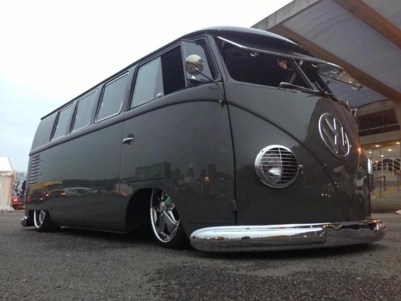 Porsche356 style headlight grilles for volkswagen split window bus and early bug