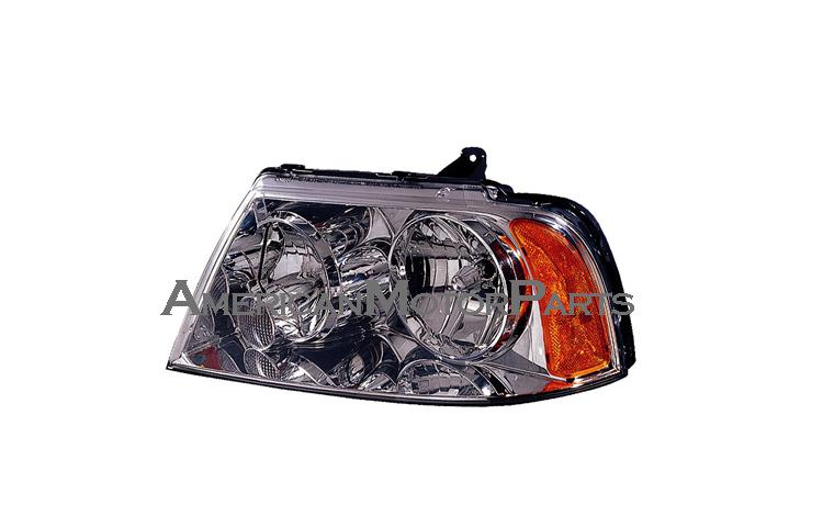 Left driver side replacement headlight head lamp w/o hid 04-06 lincoln navigator