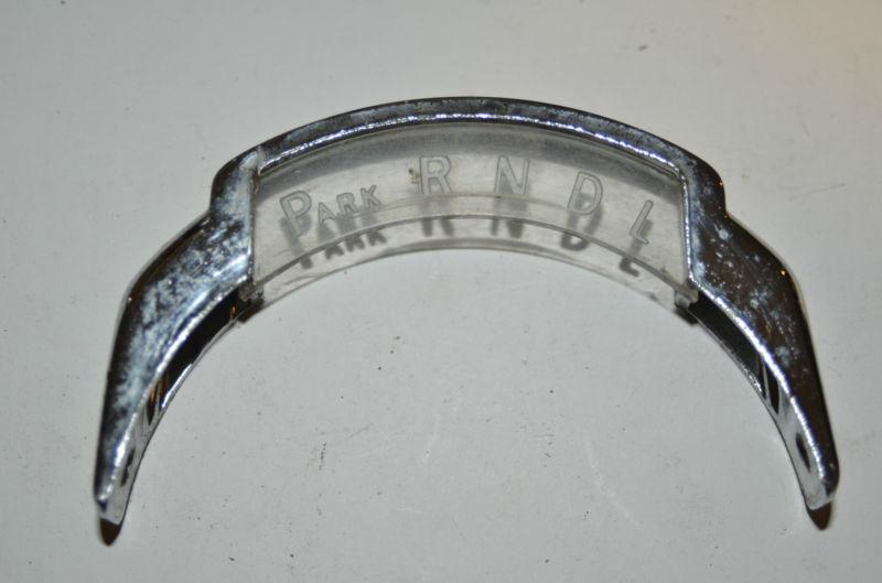 Purchase 64 65 CHEVELLE EL CAMINO NOVA COLUMN SHIFT INDICATOR BEZEL