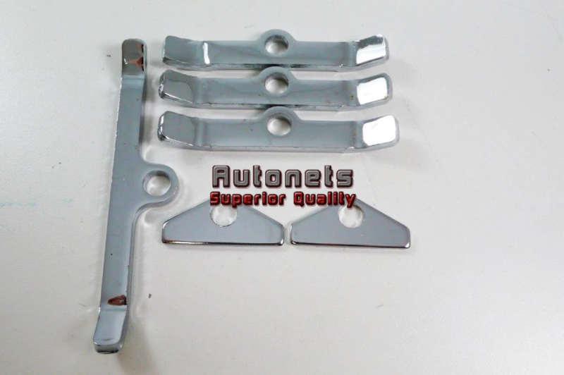 Chrome steel spreader bar hold down tab ford small block street hot rat rod