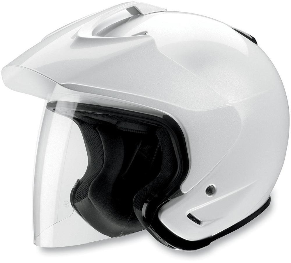 Z1r ace transit pearl white helmet 2013 motorcycle 3/4