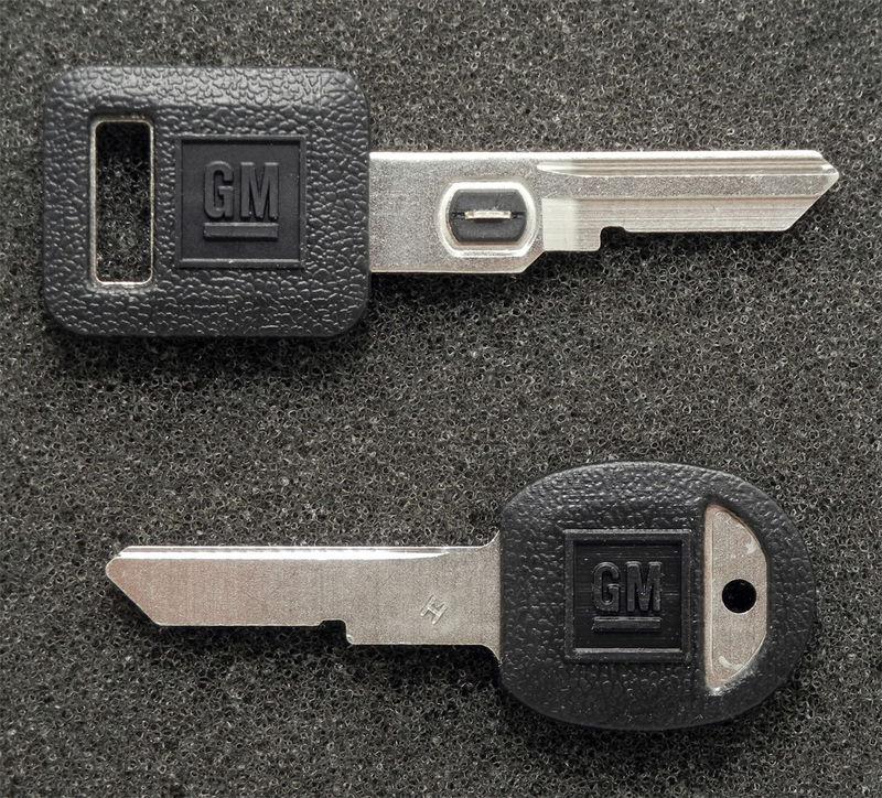 Gm buick cadillac chevrolet pontiac oem vats key & secondary h key blank blanks