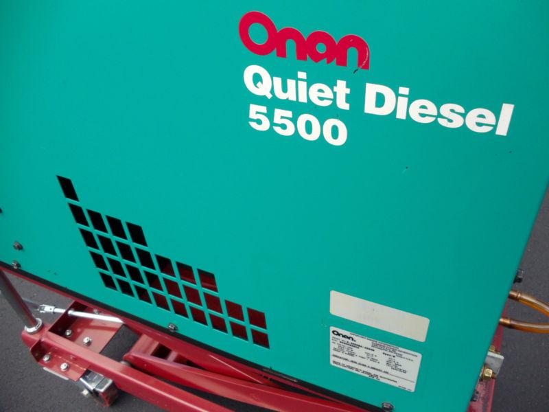 Onan Cummins Quiet Diesel QD5500 Generator Kubota LowHours Clean RV Motorhome  , US $12.50, image 4
