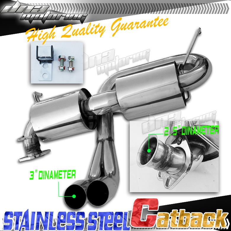 Sell 9503 CHEVY CAVALIER LS/RS 4" BURNT TIP MUFFLER CATBACK/CAT BACK