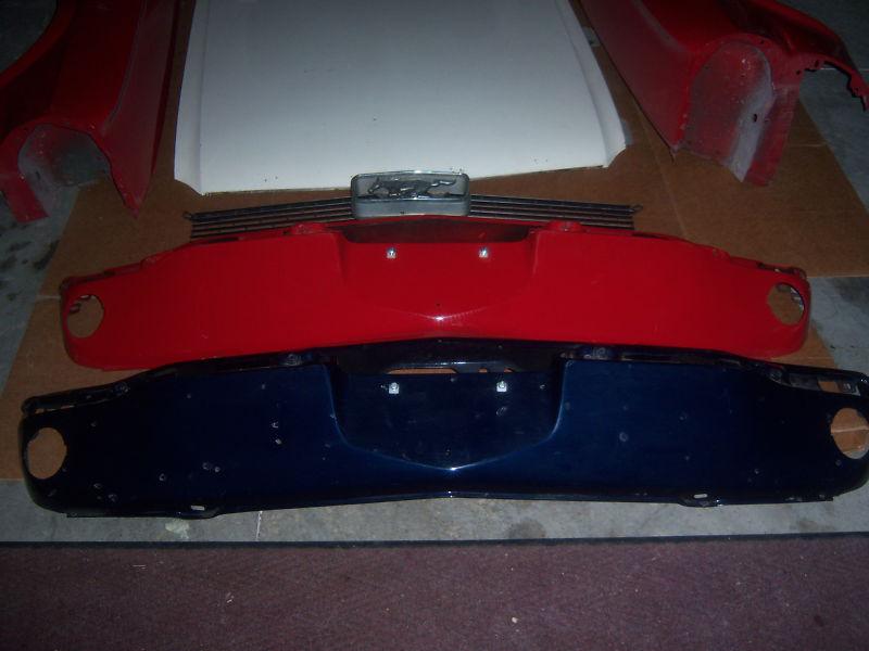 1965 1966 Ford Mustang new repop candy apple red ft valance and top only, US $200.00, image 3