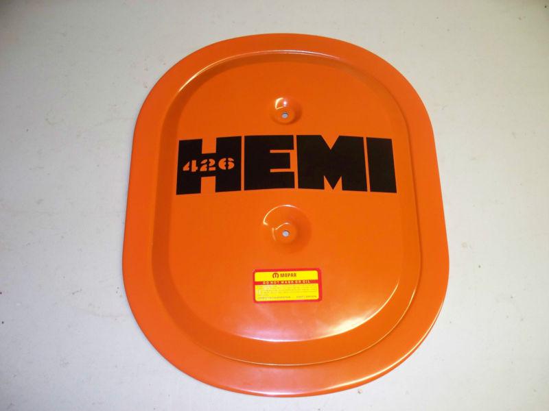 Mopar, dodge, plymouth , hemi  n.o.s. 4-barrel  or  dual quad  air cleaner lid