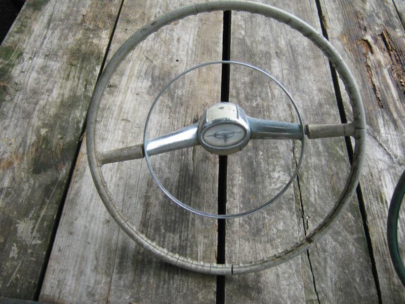 1957  oldsmobile  88 steering wheel with horn ring  hot rod   rat rod