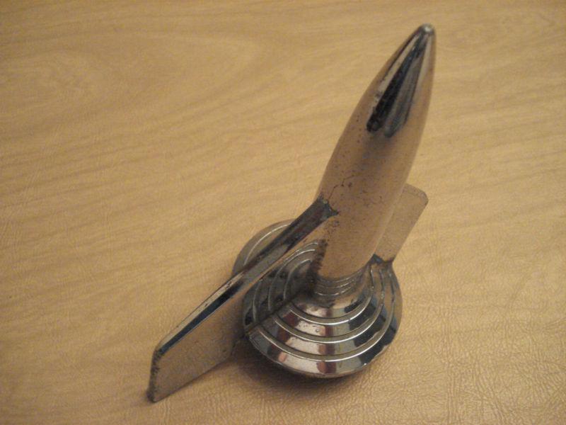 1957 CHEVY BELAIR BULLET / ROCKET HOOD ORNAMENT, US $7.50, image 4