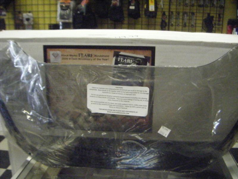 Klock werks fltr 8" tint windshield harley touring bagger road glide 1998-2013
