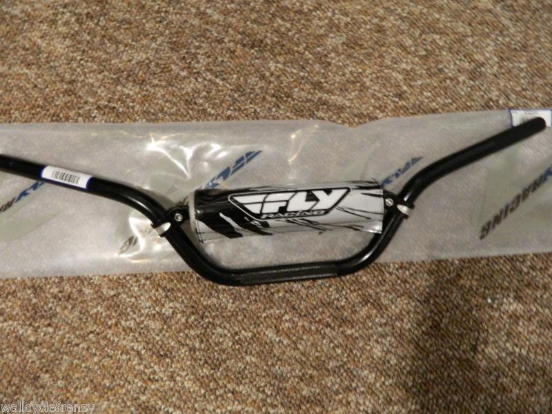 Fly racing black anodized aluminum atv handle bars honda 450r 250r  400ex 300ex 