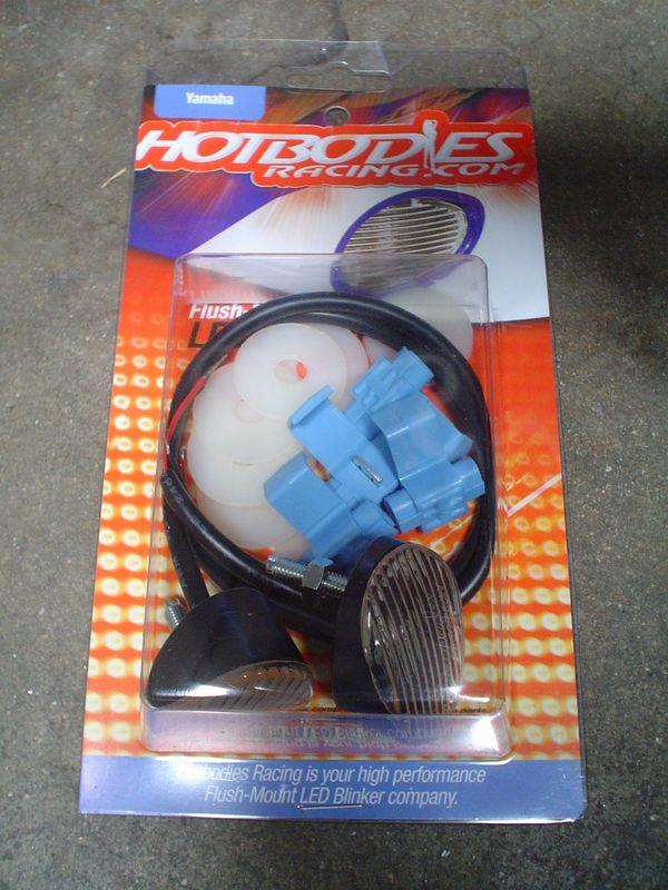 Hotbodies racing clear led flush mount turn signals - yamaha r1 r6 r6s fz6 