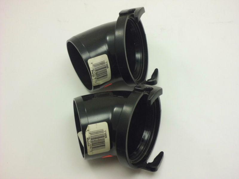 2x valterra 45 degree black hose adapter part no.#t1025