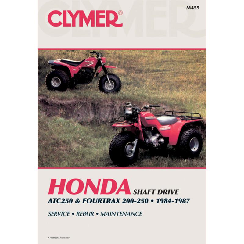 Clymer m455 repair service manual honda atc250es/sx, trx200/250 1984-1987