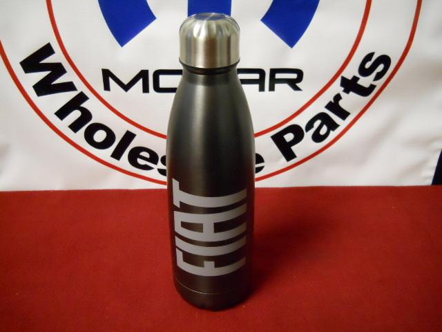 Fiat aluminum water bottle w/logo 16 oz new oem.