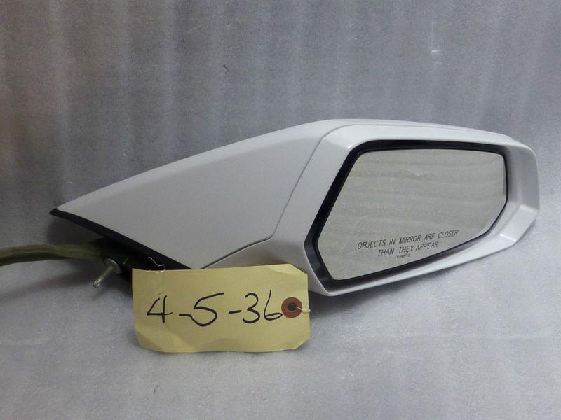  2010 2011 2012 camaro factory right side mirror power oem (olympic white)  