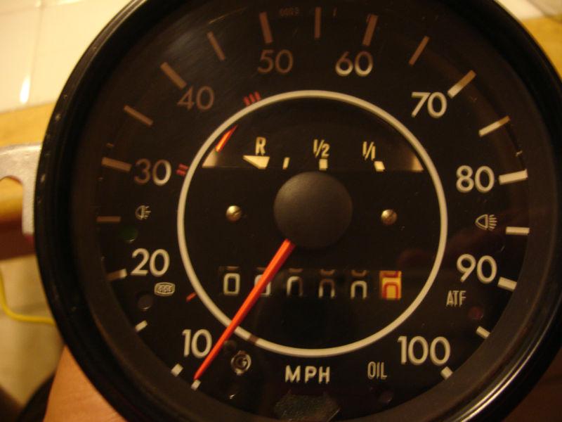 Purchase Volkswagen beetle Speedometer bug speedo OEM Germany 19681979