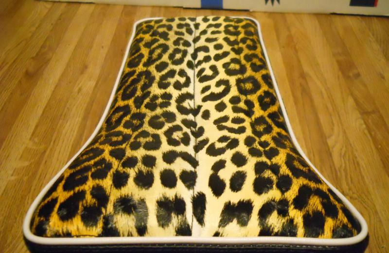 leopard print bike seat
