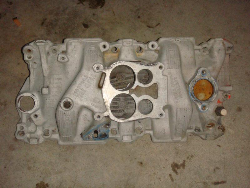 Factory chevrolet aluminum intake manifold 14057053 corvette,small chevy sbc