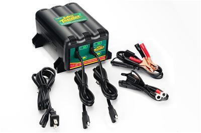 Battery tender battery charger two bank battery tender 12 v 1.25 amp charge rate