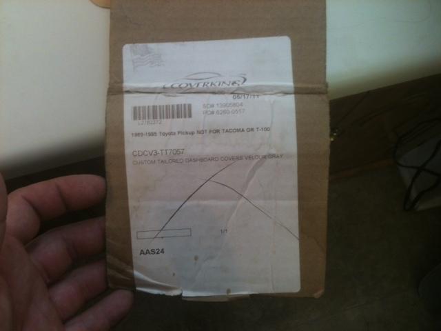 Coverking dash cover toyota pickup 89-95 