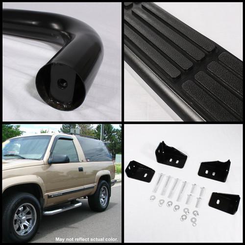 94-99 Tahoe 92+ Yukon Regular Cab Black Coated 3 in Side Step Bars Running Board, US $79.99, image 2
