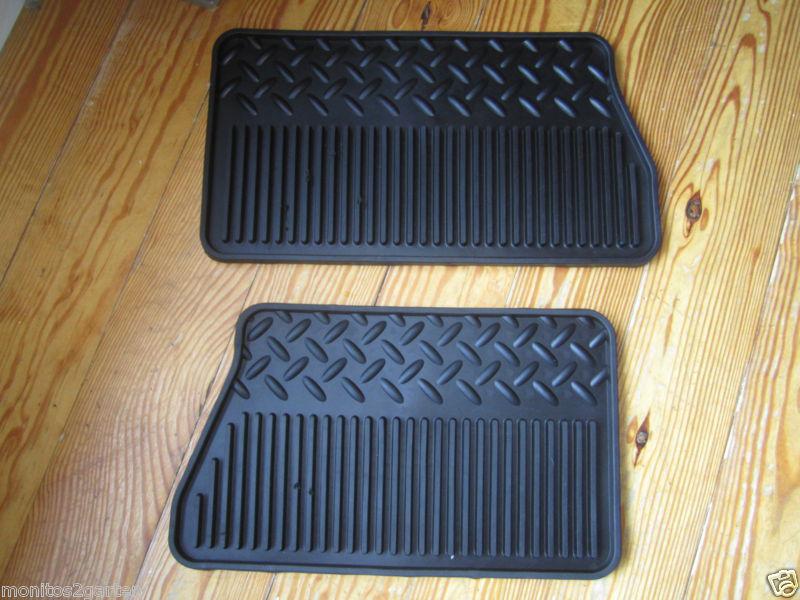 Purchase SILVERADO, SIERRA, TAHOE, YUKON OEM REAR RUBBER FLOOR MATS in