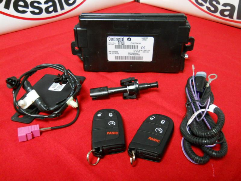 Dodge journey 2013 - 2014 factory remote start kit with 2 new keys mopar oem