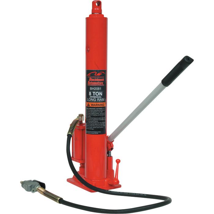 Blackhawk automotive air/manual hydraulic jack-8-ton #bh2081