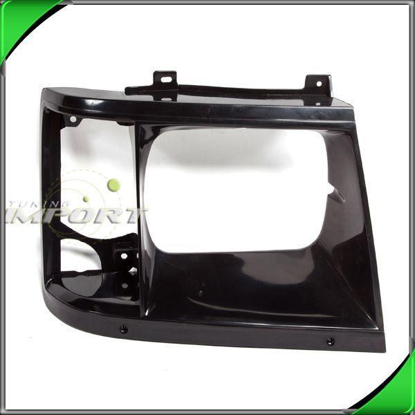 85-94 chevy astro gmc safari right passenger head light lamp black frame bracket