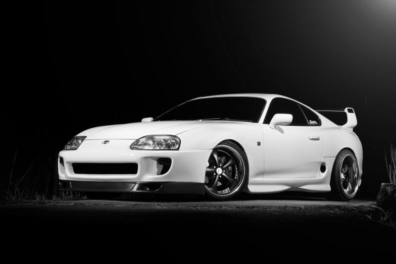 Toyota tt supra mkiv 2jz-gte jza80 work hd poster b&w print multi size