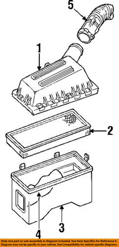 Jeep oem 53030707 air intake-cover