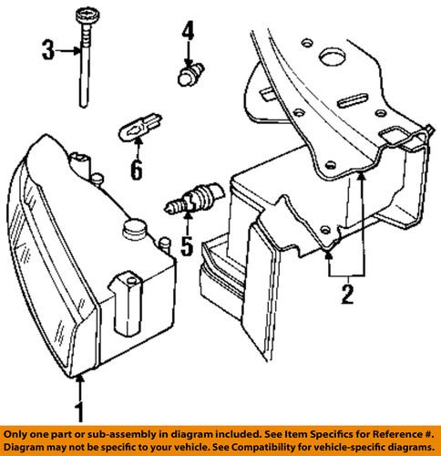 Chrysler oem 5263987ab headlight-headlamp assembly
